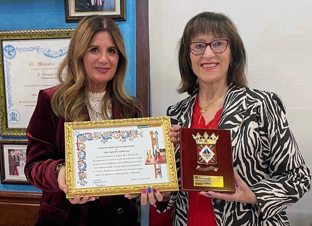 Imagen de La Casa de Andalucía en Barcelona rinde un homenaje a la alcaldesa de Linares