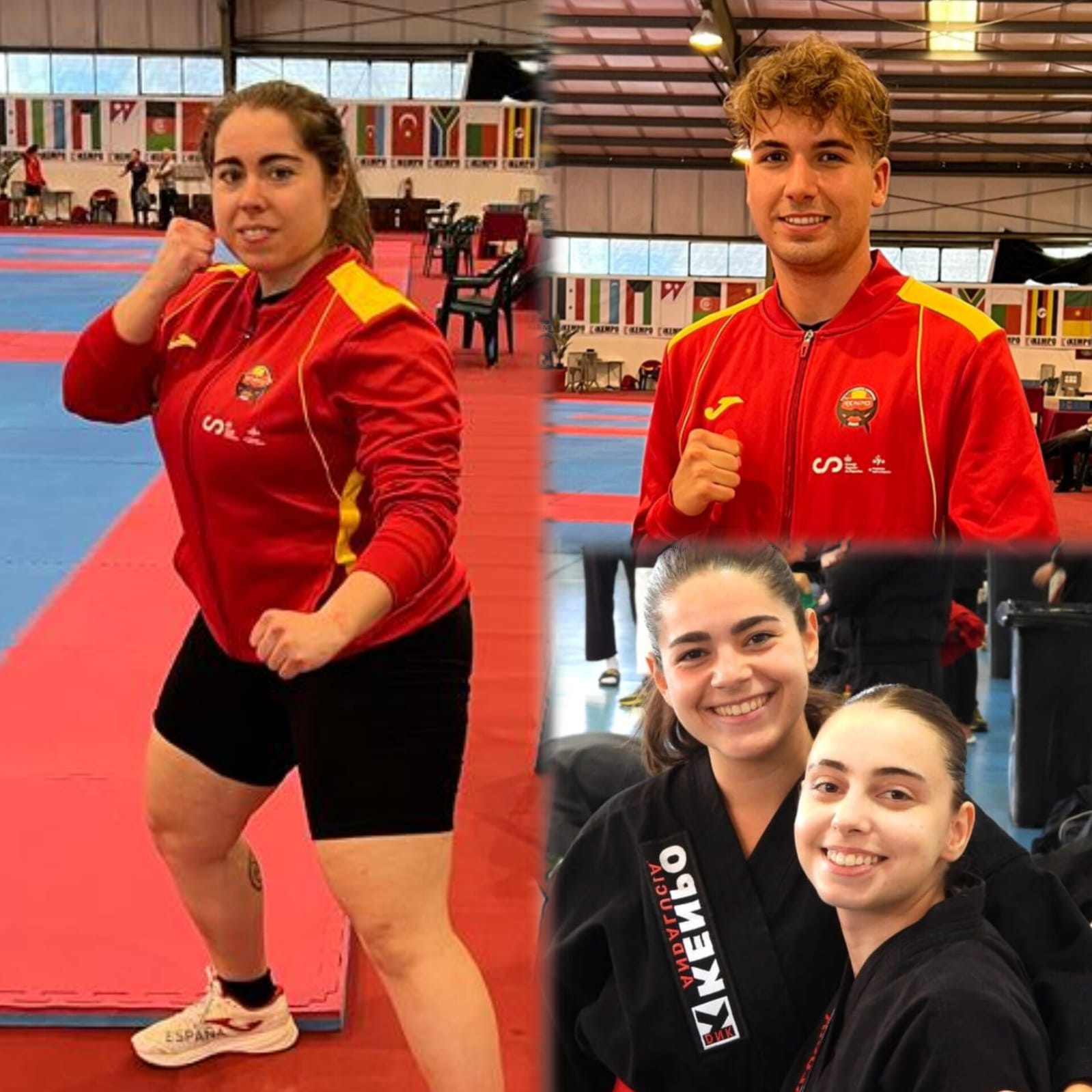 Imagen de 4  deportistas Linarenses en el Mundial del Kenpo