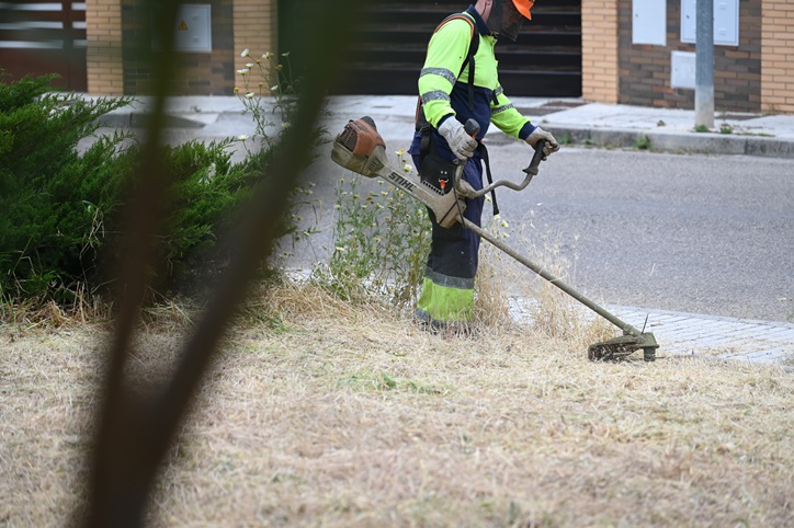 Imagen de El concejal de Obras señala que las labores de desbroce en diferentes parques y jardines de la ciudad superan ya el 65% de ejecución