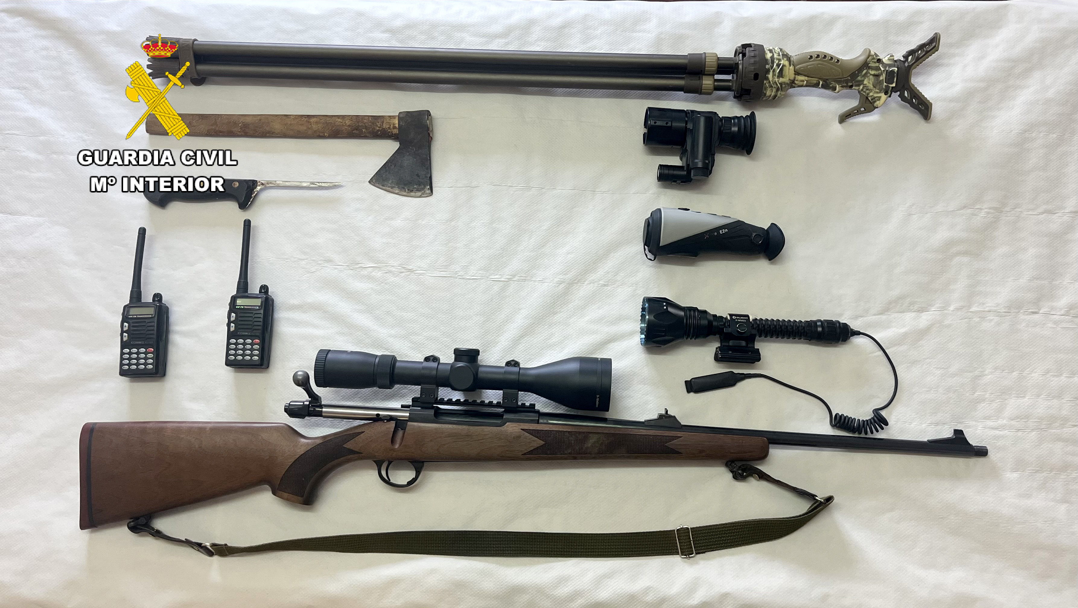 Imagen de La Guardia Civil detiene a dos vecinos de Siles  por presunta caza furtiva