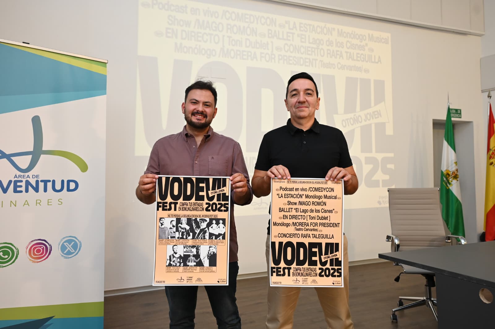 Imagen de Linares se prepara para vivir el Vodevil Fest Otoño Joven 2025 con una programación cultural vibrante y diversa