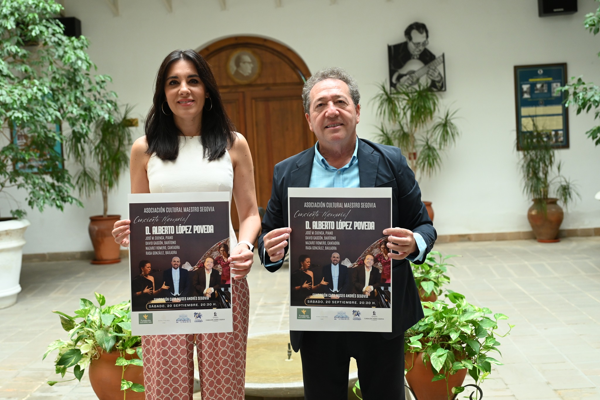 Imagen de Linares honra la memoria de D. Alberto López Poveda con un concierto lleno de arte y emoción