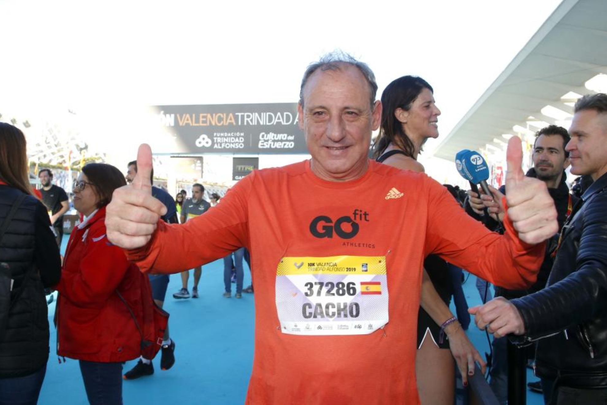 Imagen de Fermín Cacho, campeón olímpico, ingresado en Linares por un problema de salud