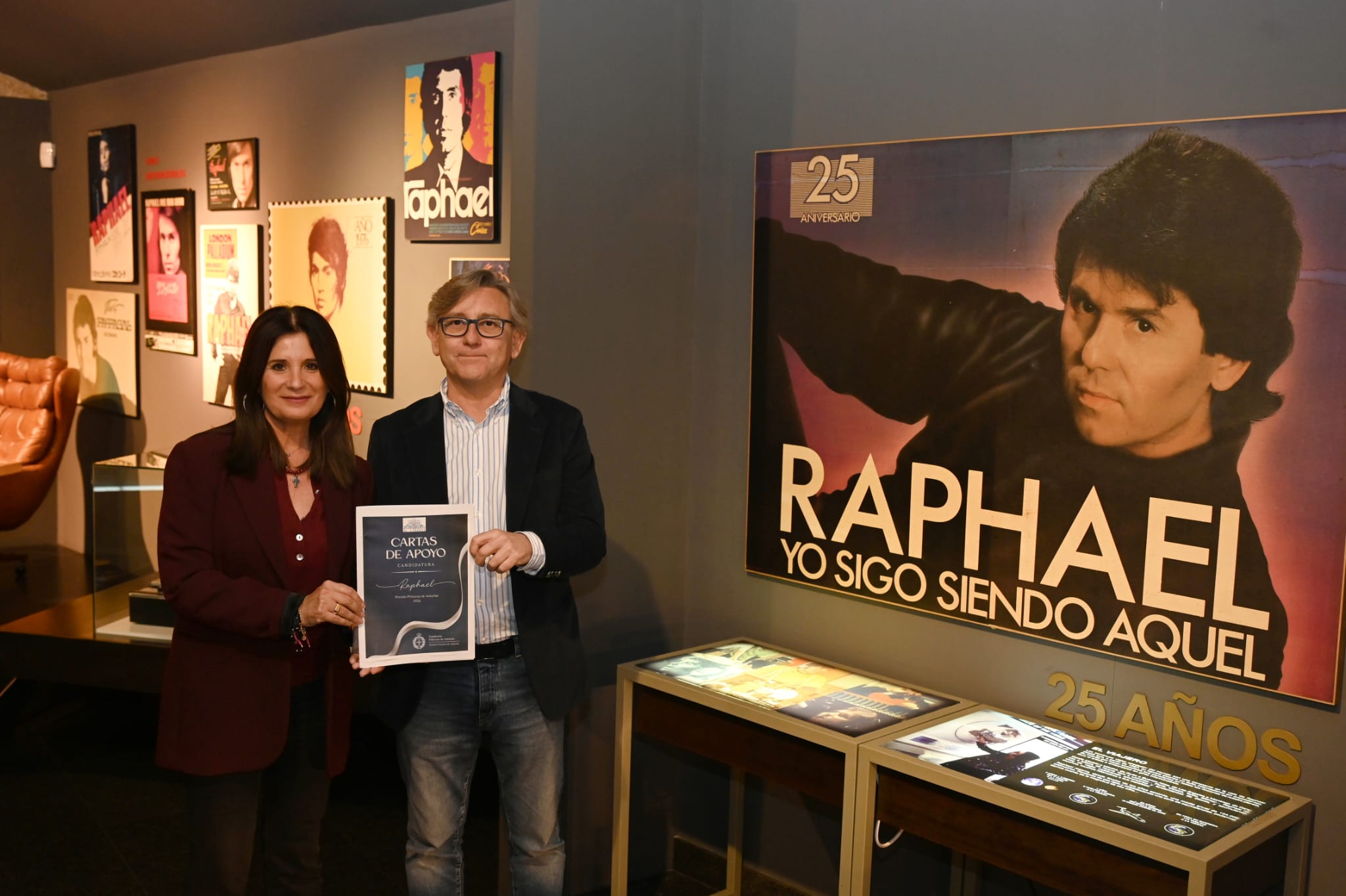 Imagen de Amplio respaldo a la candidatura de Raphael para el Premio Princesa de Asturias de las Artes 2026