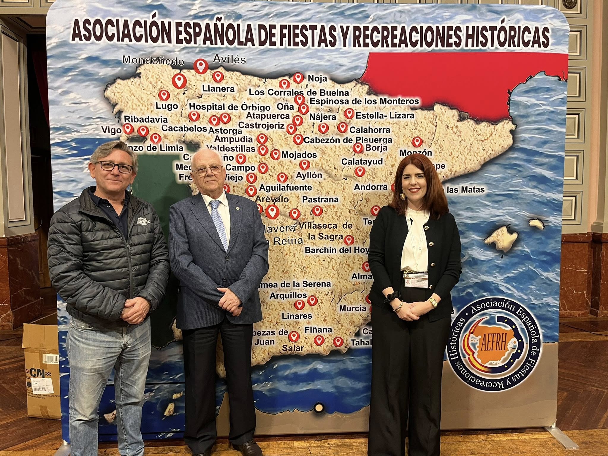 Imagen de Linares promociona sus Fiestas Ibero Romanas de Cástulo en la Asamblea Anual de la AEFRH 2026