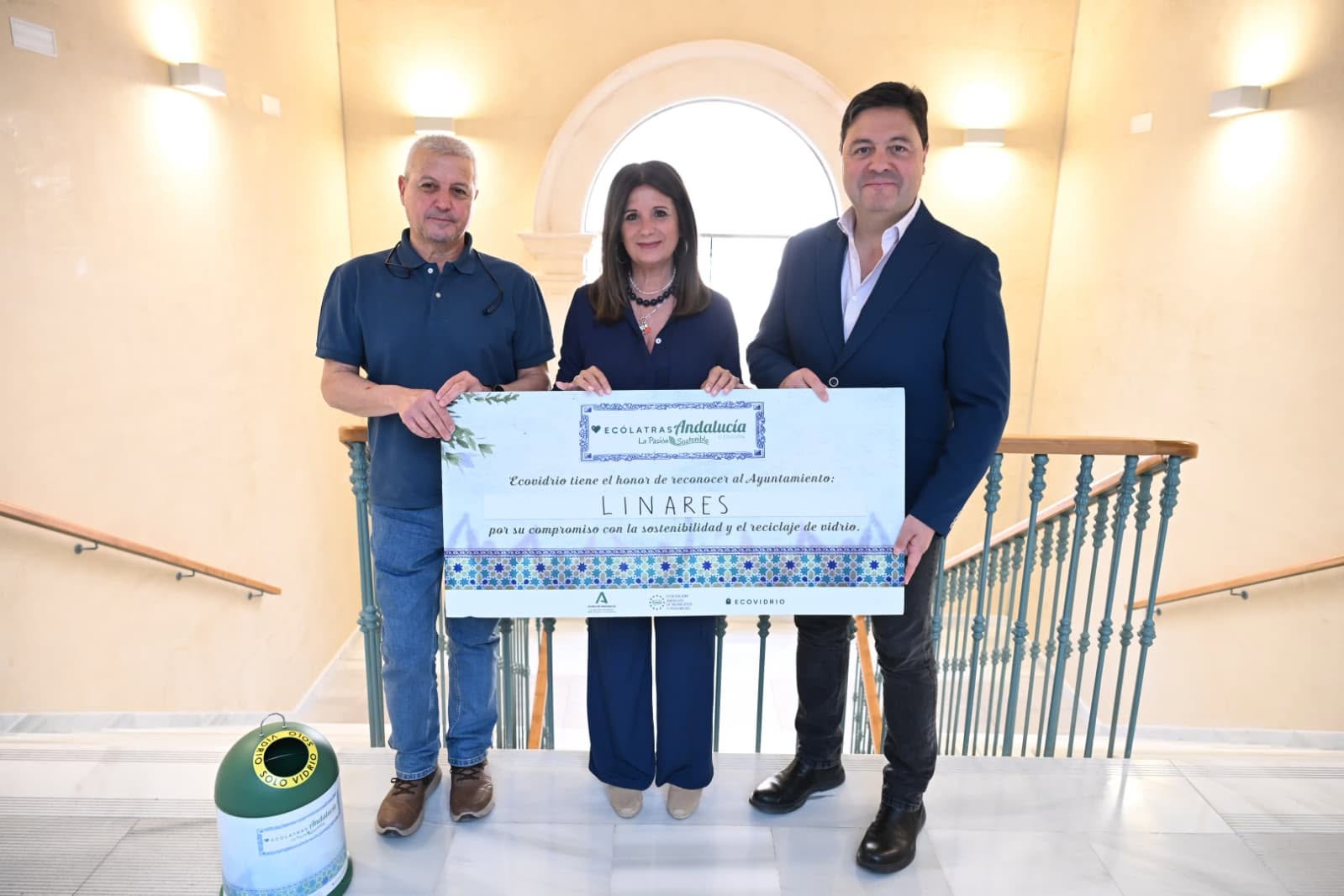 Imagen de Linares, reconocida por Ecovidrio por su compromiso con el reciclaje en la campaña ‘La Pasión Sostenible