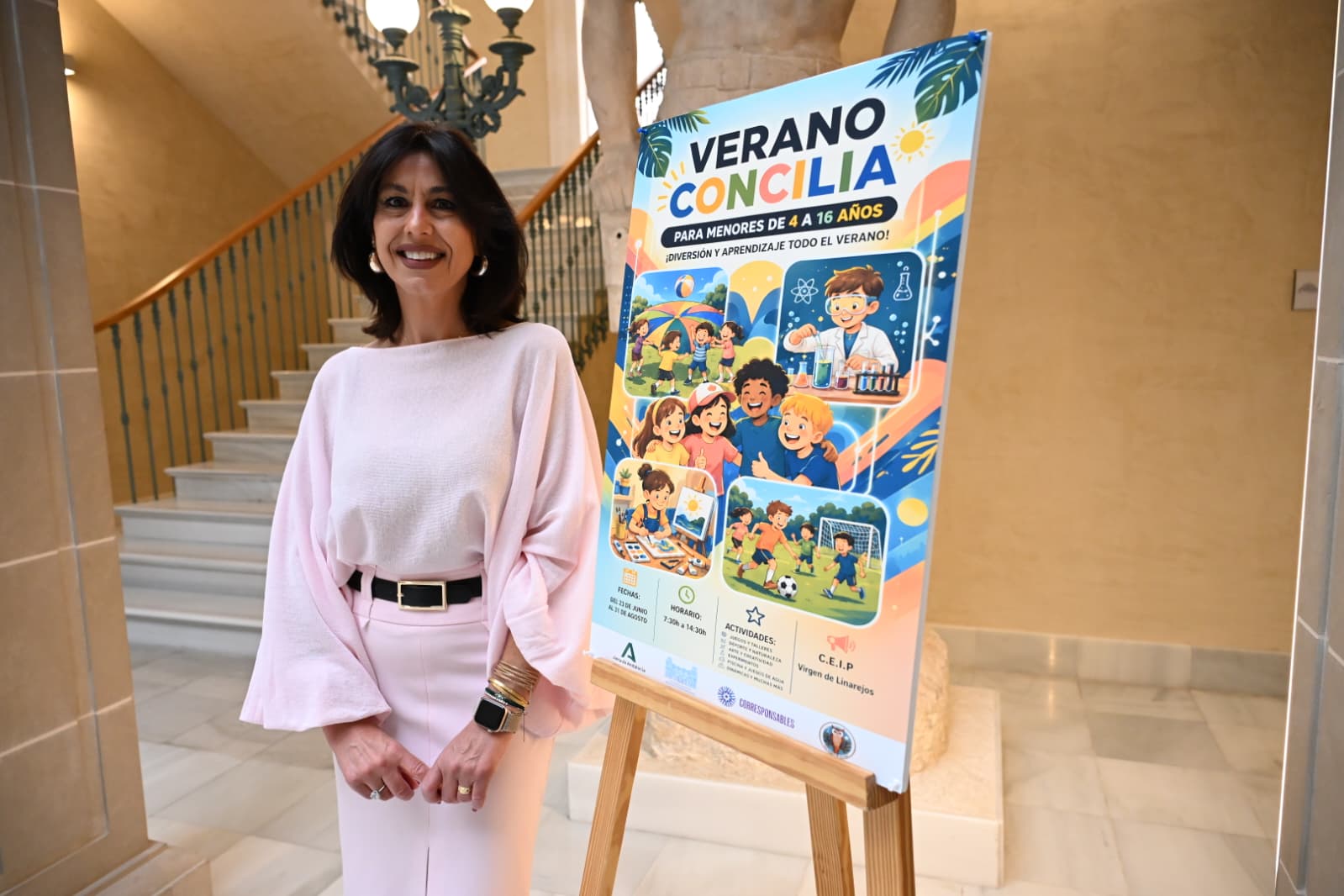 Linares activa el Aula Verano Concilia 2026 para facilitar la conciliación familiar durante los meses estivales
