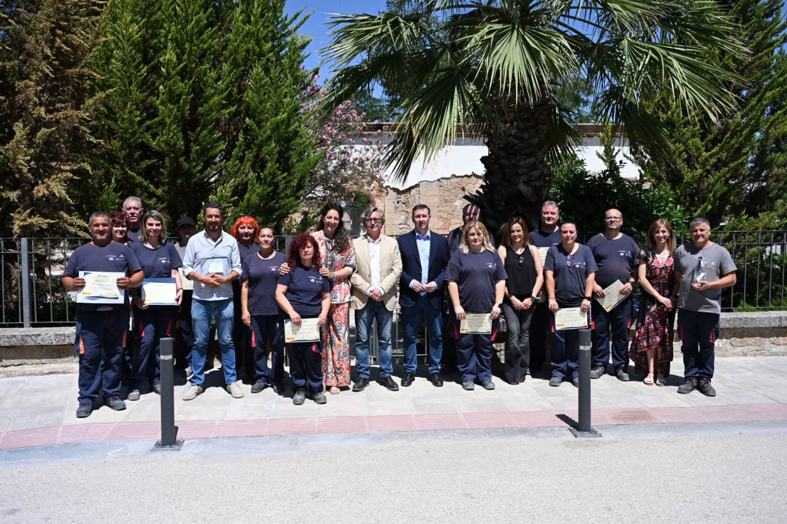 Imagen de Finaliza el programa LINFOREM con la entrega de diplomas a 15 participantes mayores de 52 años