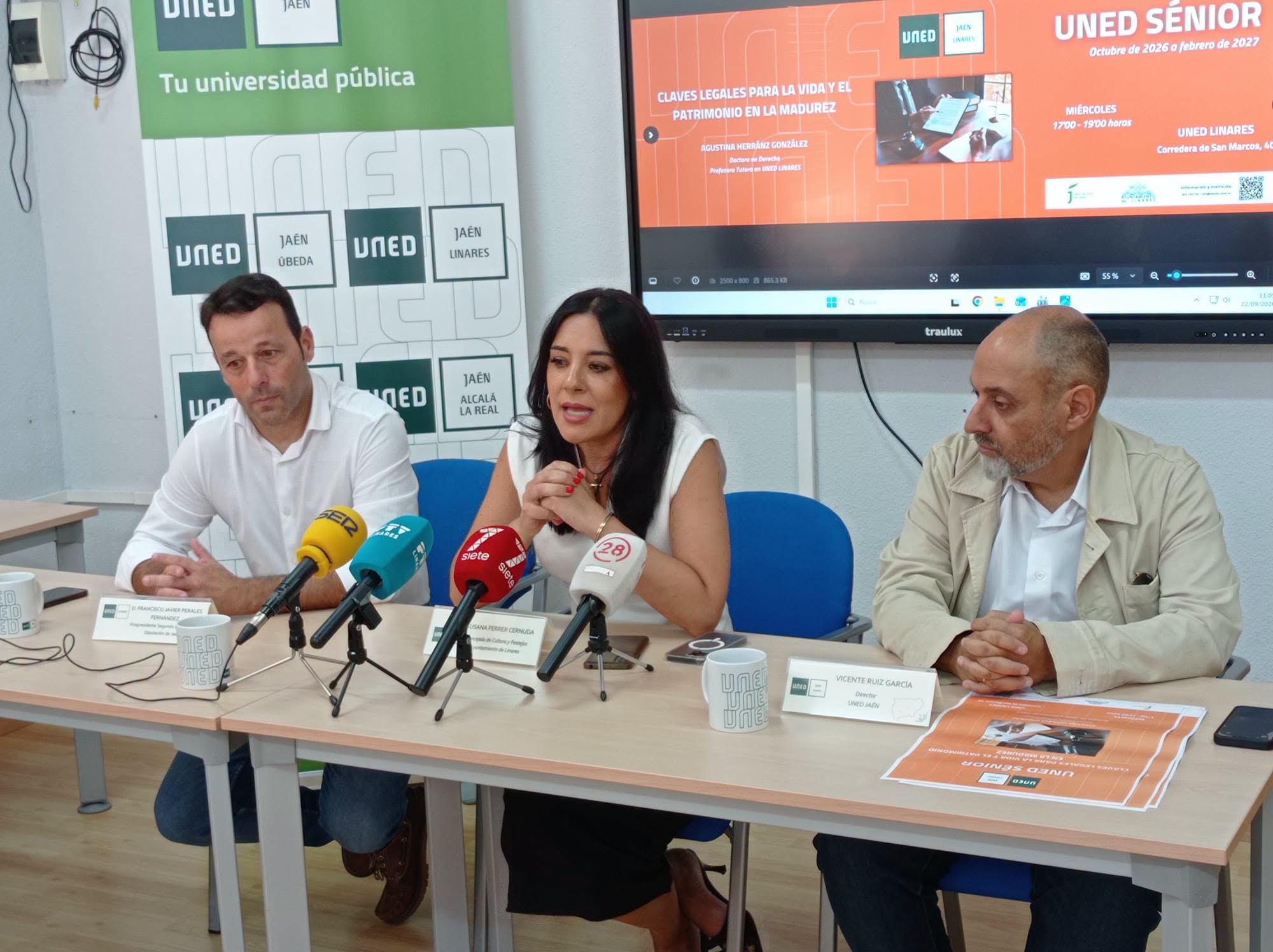 Imagen de Linares acoge la presentación del nuevo Taller UNED Senior sobre claves legales para la vida y el patrimonio