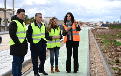 Imagen de La alcaldesa destaca el avance a buen ritmo de la obra del corredor del arroyo Periquito Melchor para garantizar el bienestar de la ciudadanía