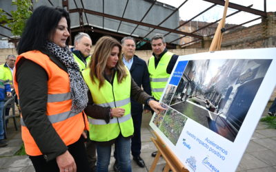 Imagen de Comienzan a ejecutarse las obras de mejora de la infraestructura hidráulica de la calle Baños para solucionar los problemas de inundaciones