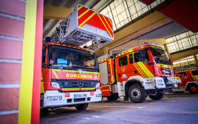 Imagen de Una quincena de afectados por inhalación de humo tras un incendio de vivienda en Linares