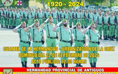 Imagen de Los Antiguos Legionarios de Linares celebra el 104 Aniversario de la Legión Española